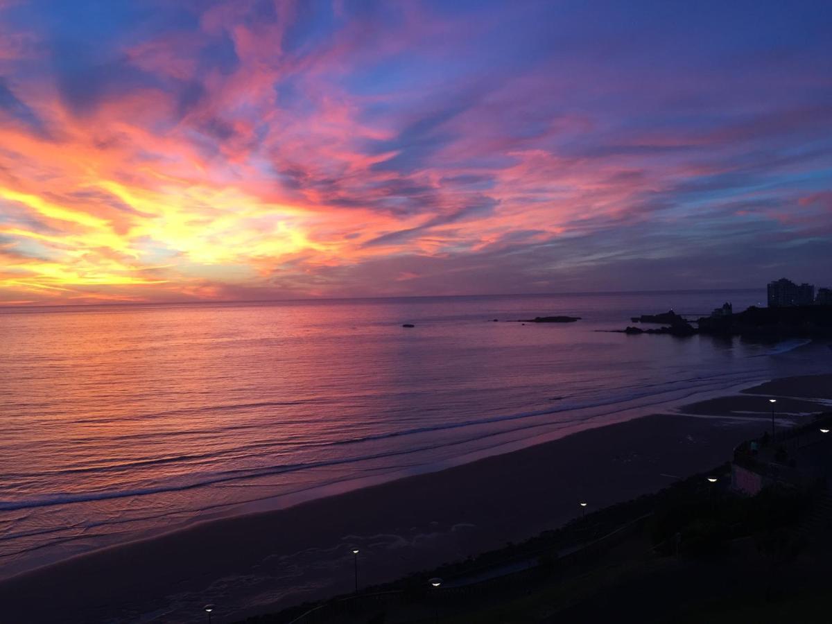 1Ere Ligne Mer Appartement 7 Personnes. Biarritz Kültér fotó